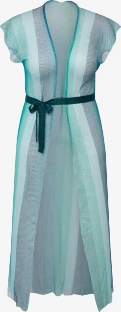 Ulla Popken Robes De Plage Vêtement De Plage Femme Bleu Marine / Aqua