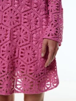 EDITED Robes Robes En Maille Ostara Femme Rose -Edited You Boutique 3a1809b3af73ea9474c44820dffeccc5