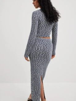 NA-KD Jupes Longues Jupe Femme Bleu-gris -Edited You Boutique 3a8a93e33d2dad6bd527216f9334ebf0
