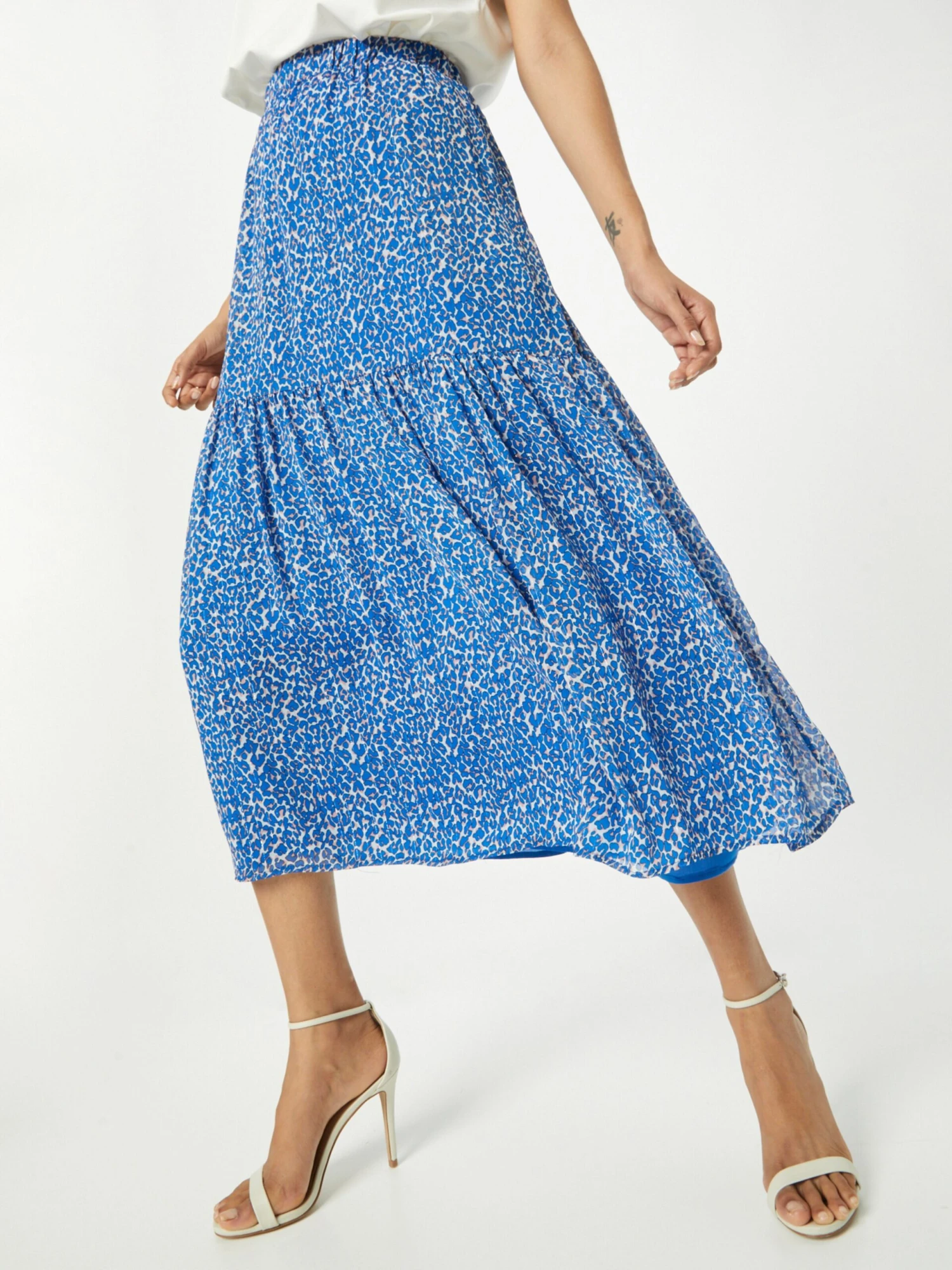 Jupes Longues Jupe Jungle Femme Bleu 4 Jupes Longues Jupe Jungle Femme Bleu – Image 2