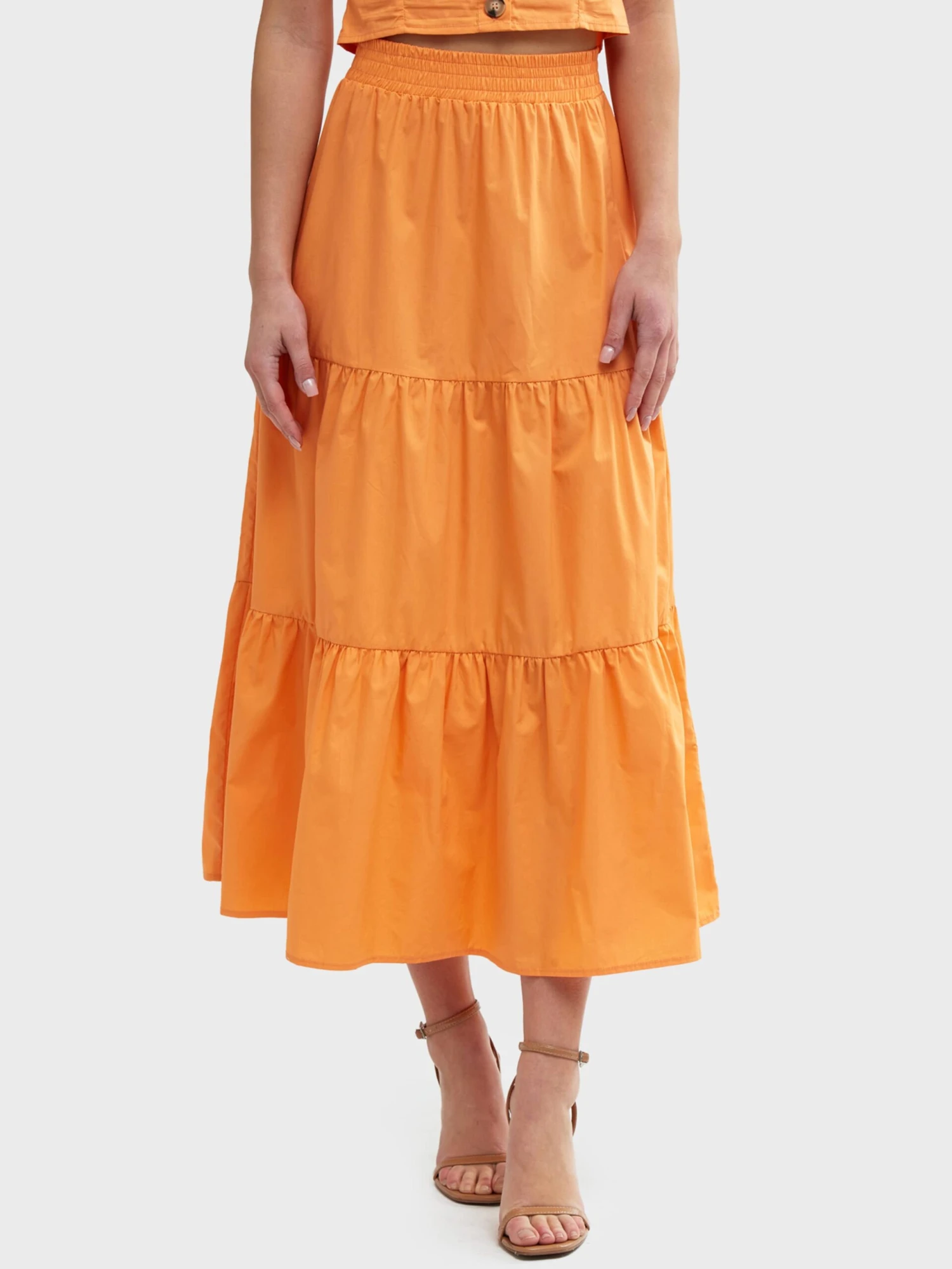 Jupes Longues Jupe Femme Safran 4 Jupes Longues Jupe Femme Safran – Image 2