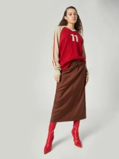 Jupes Longues Jupe Rhonda Femme Marron -Edited You Boutique 3bc628dab376cd1f3db56307470bbdaa