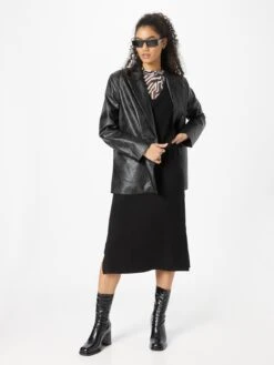 Fransa Robes Robes En Maille SALLY Femme Noir -Edited You Boutique 3d1964c3ab765aa0cdab7cf7fb9a0220