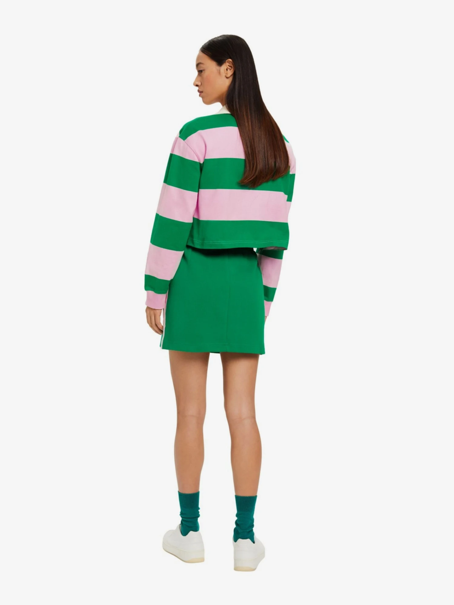 ESPRIT Mini-jupes Jupe Femme Vert 6 ESPRIT Mini-jupes Jupe Femme Vert – Image 4