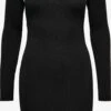 ONLY Robes Robes En Maille EMMY Femme Noir -Edited You Boutique 3d4dfccf0dd990739ec3609eaf26bf4a