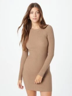 Pieces Robes Robes En Maille Crista Femme Marron -Edited You Boutique 3d6f992acc2e6f51ec8f2c6d831b449f