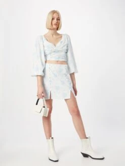 Glamorous Mini-jupes Jupe Femme Bleu Pastel / Bleu Clair -Edited You Boutique 3e61922d5a0f747571955c6f66485e82