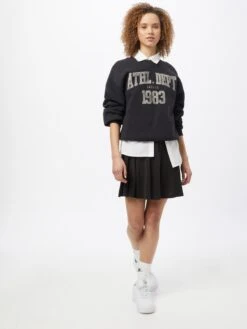 Pieces Mini-jupes Jupe Kamala Femme Noir -Edited You Boutique 41608060002690403e5f1329aa9af303