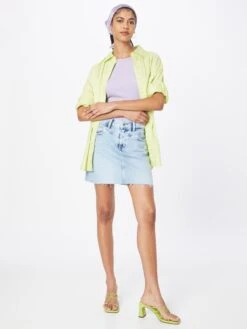 Mavi Mini-jupes Jupe Evelyn Femme Bleu Clair -Edited You Boutique 41ad54ef2ea1b6e2041a3c1bb547eb7d