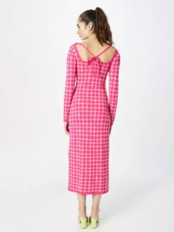 WAREHOUSE Robes Robes En Maille Femme Rose / Poudre -Edited You Boutique 422dac2ad90520bcb9c65eabac190788