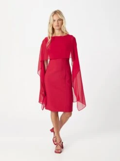 APART Robes Fourreaux Robe Fourreau Femme Rouge -Edited You Boutique 42605c1706178bc1691f2eddbf4a9a16