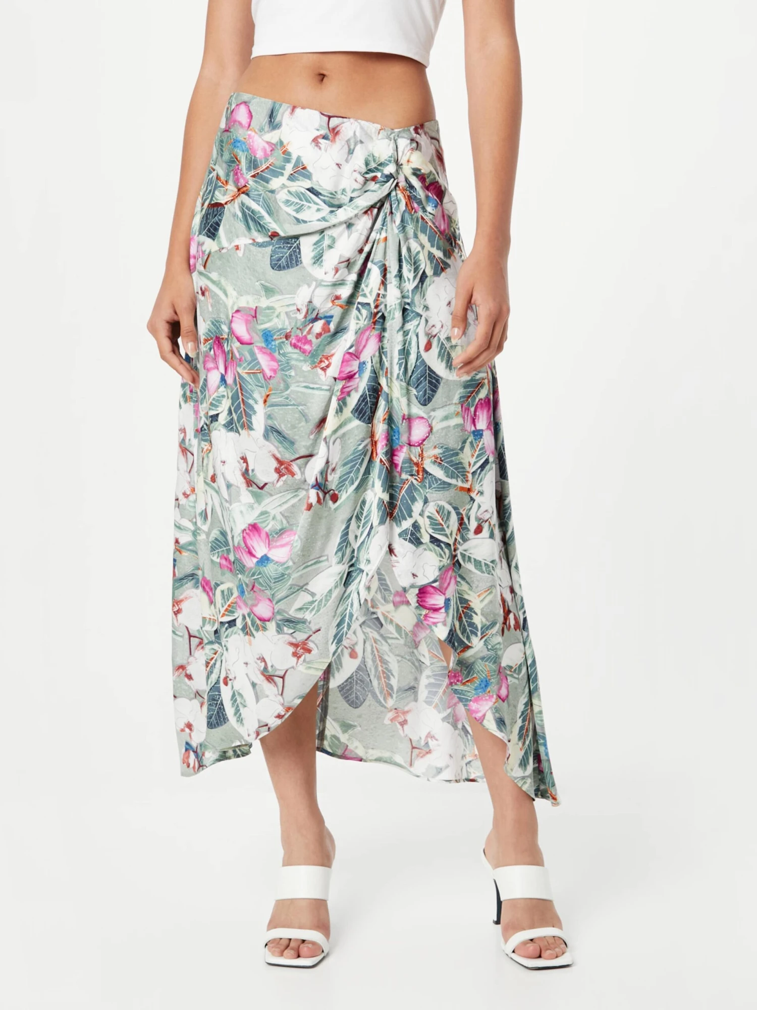 ESPRIT Jupes Longues Jupe Femme Pétrole / Vert Pastel 4 ESPRIT Jupes Longues Jupe Femme Pétrole / Vert Pastel – Image 2