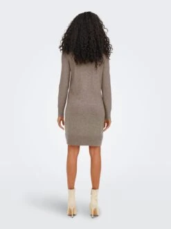 ONLY Robes Robes En Maille RICA Femme Marron Chiné -Edited You Boutique 445a5f79f875518548863872c12263c3