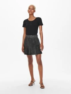 ONLY Mini-jupes Jupe STEFFI Femme Gris 12 ONLY Mini-jupes Jupe STEFFI Femme Gris -Edited You Boutique 45d3821ae31eb501a2de3b9cdd0f4a1d