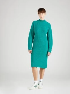 BOSS ORANGE Robes Robes En Maille Fagdasa Femme émeraude -Edited You Boutique 46bd6dc74b909288f33a01cebf276d07