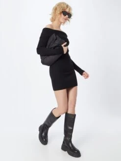 Edikted Robes Robes En Maille Emma Femme Noir -Edited You Boutique 4780b6e07d5a39bc46307a420da39d26