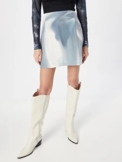 Mini-jupes Jupe Johanna Femme Gris Argenté -Edited You Boutique 47d82e1df6f91a903ad567a539d09025