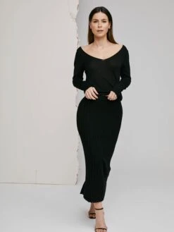 Jupes Longues Jupe Mira Femme Noir -Edited You Boutique 48733a83ddae27eacce46b2985a66263