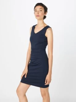 Kaffe Robes Fourreaux Robe Fourreau Sara Femme Bleu Nuit -Edited You Boutique 4bd9c2ec0461cd92e75b95db449b672a