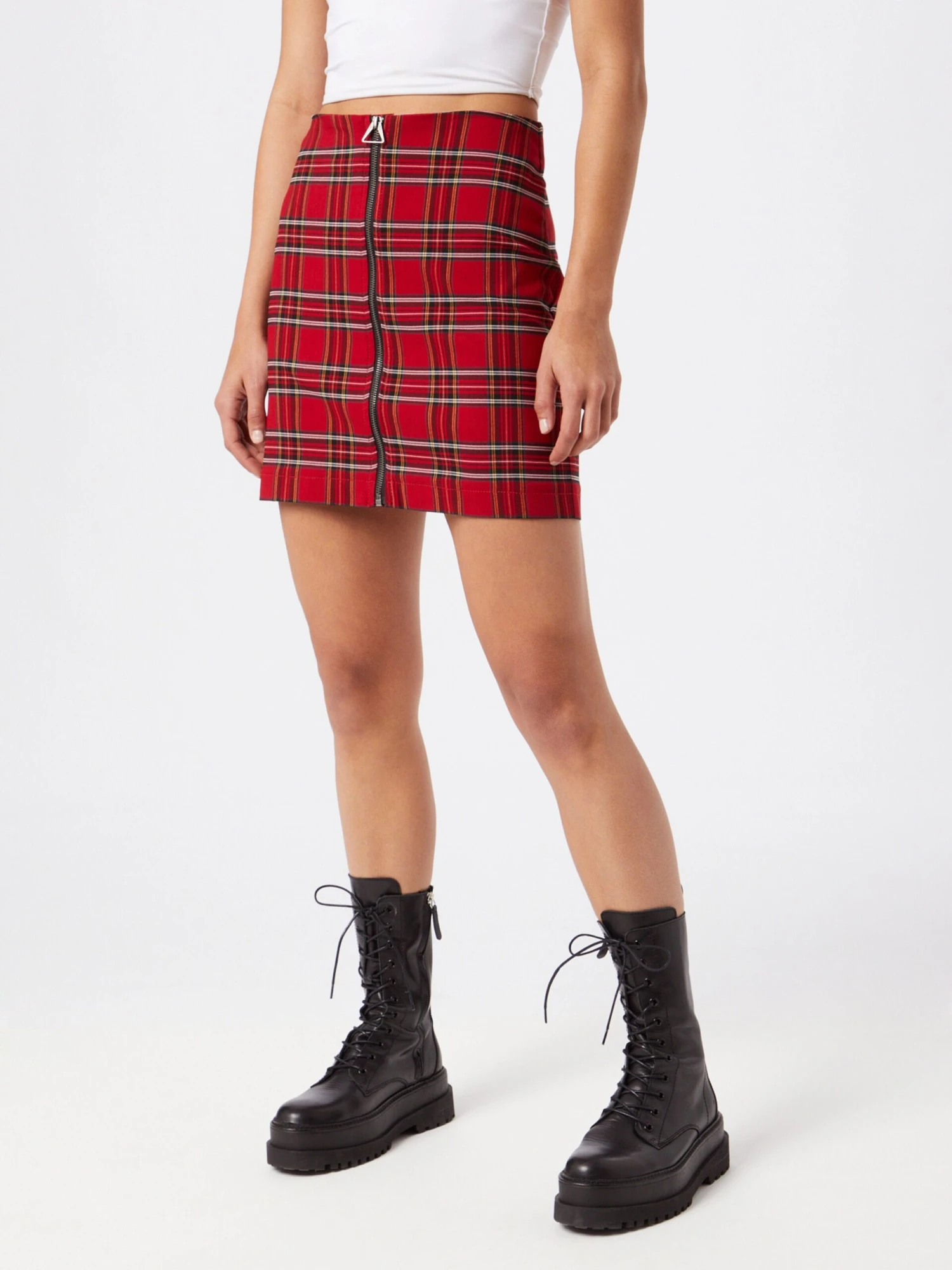 URBAN CLASSICS Mini-jupes Jupe Femme Rouge 4 URBAN CLASSICS Mini-jupes Jupe Femme Rouge – Image 2