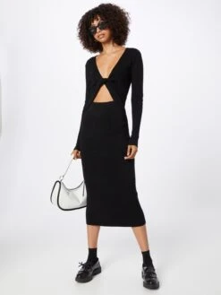 Robes Robes En Maille Lela Jenner Femme Noir -Edited You Boutique 4eb9ad0725cf0b616a8ebf8c40cea896