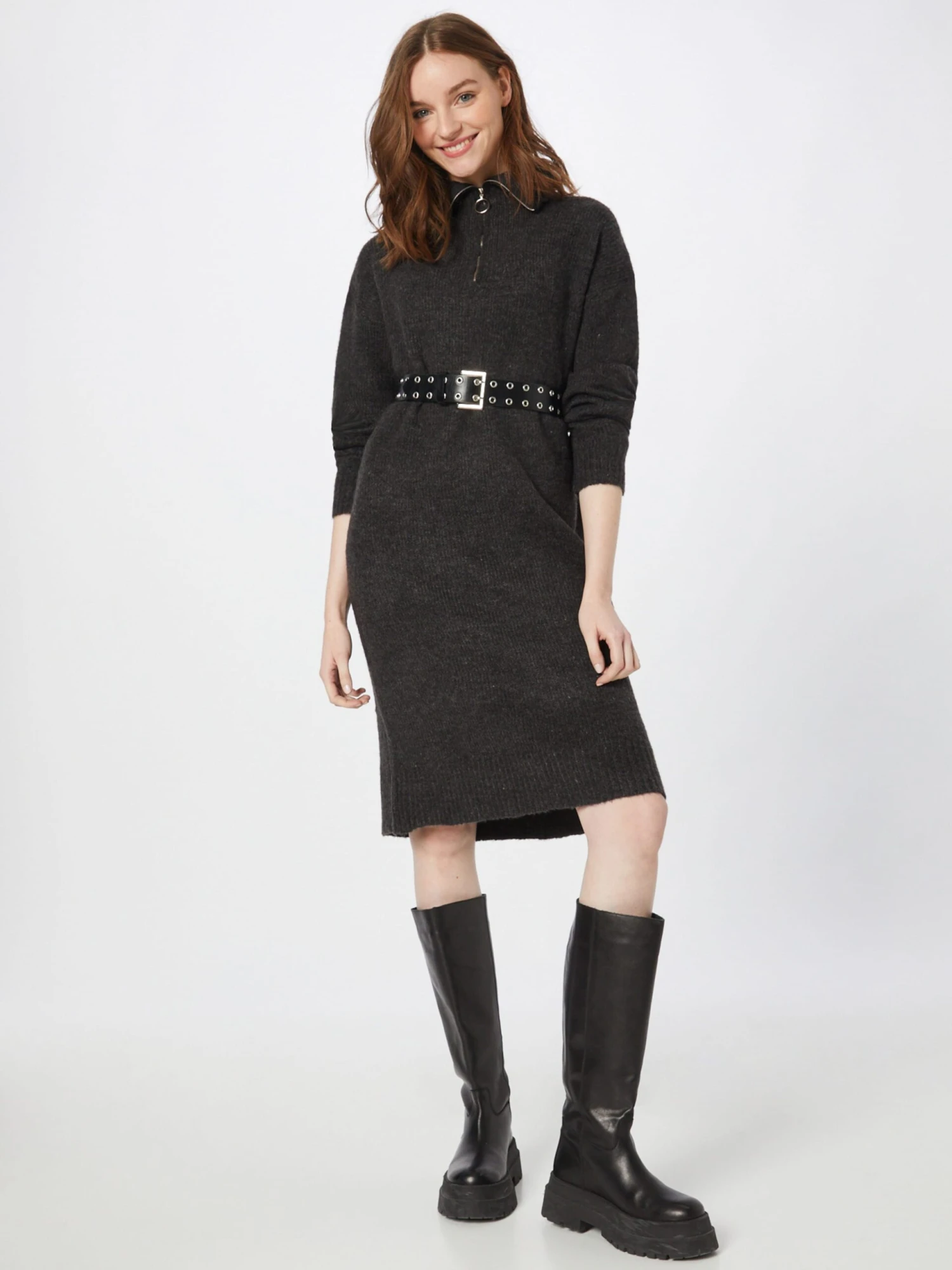 Robes Robes En Maille Femme Anthracite 7 Robes Robes En Maille Femme Anthracite – Image 5