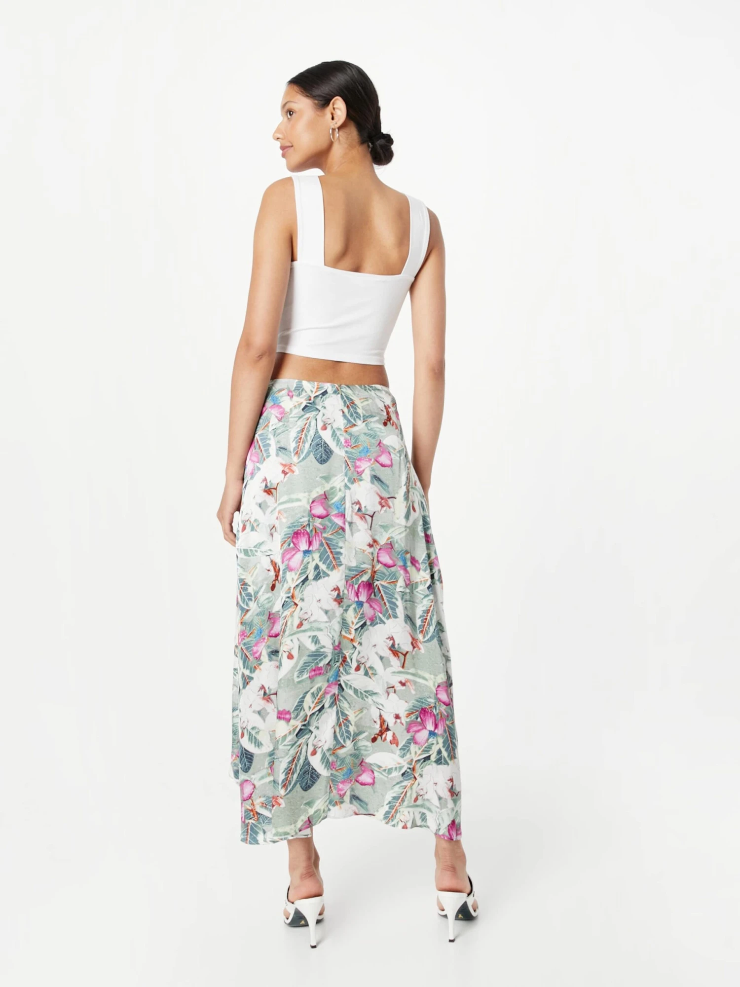 ESPRIT Jupes Longues Jupe Femme Pétrole / Vert Pastel 5 ESPRIT Jupes Longues Jupe Femme Pétrole / Vert Pastel – Image 3