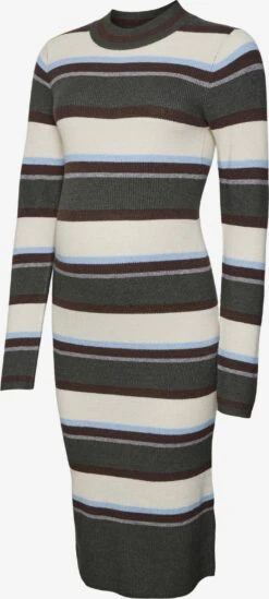 Mamalicious Robes Robes En Maille Casey Femme Gris Clair