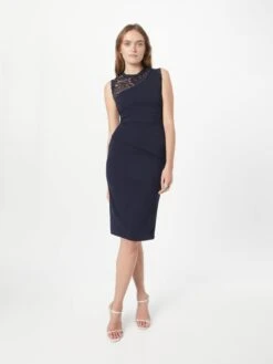 Wal G Robes Fourreaux Robe Fourreau FRANK Femme Bleu Marine -Edited You Boutique 518bcfed01d3dd9791d24d697edef05e