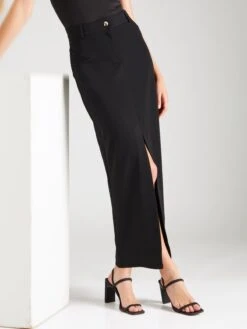 NLY By Nelly Jupes Longues Jupe Everything Femme Noir -Edited You Boutique 53d4463937bd90001d08eb5c42f39201
