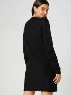 Robes Robes En Maille Mara Femme Noir -Edited You Boutique 54db206bb8025e08058cdf33fc8aa873