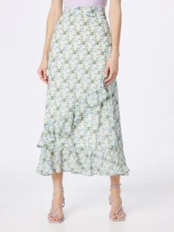 COLOURFUL REBEL Jupes Longues Jupe Femme Azur / Bleu Clair -Edited You Boutique 55a2fba021c71a7124c61cc5f07f6bde