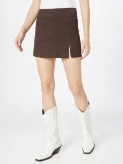 Monki Mini-jupes Jupe Femme Marron Châtaigne 9 Monki Mini-jupes Jupe Femme Marron Châtaigne -Edited You Boutique 55f2bff5070f539e50642ba8f3eaeee8