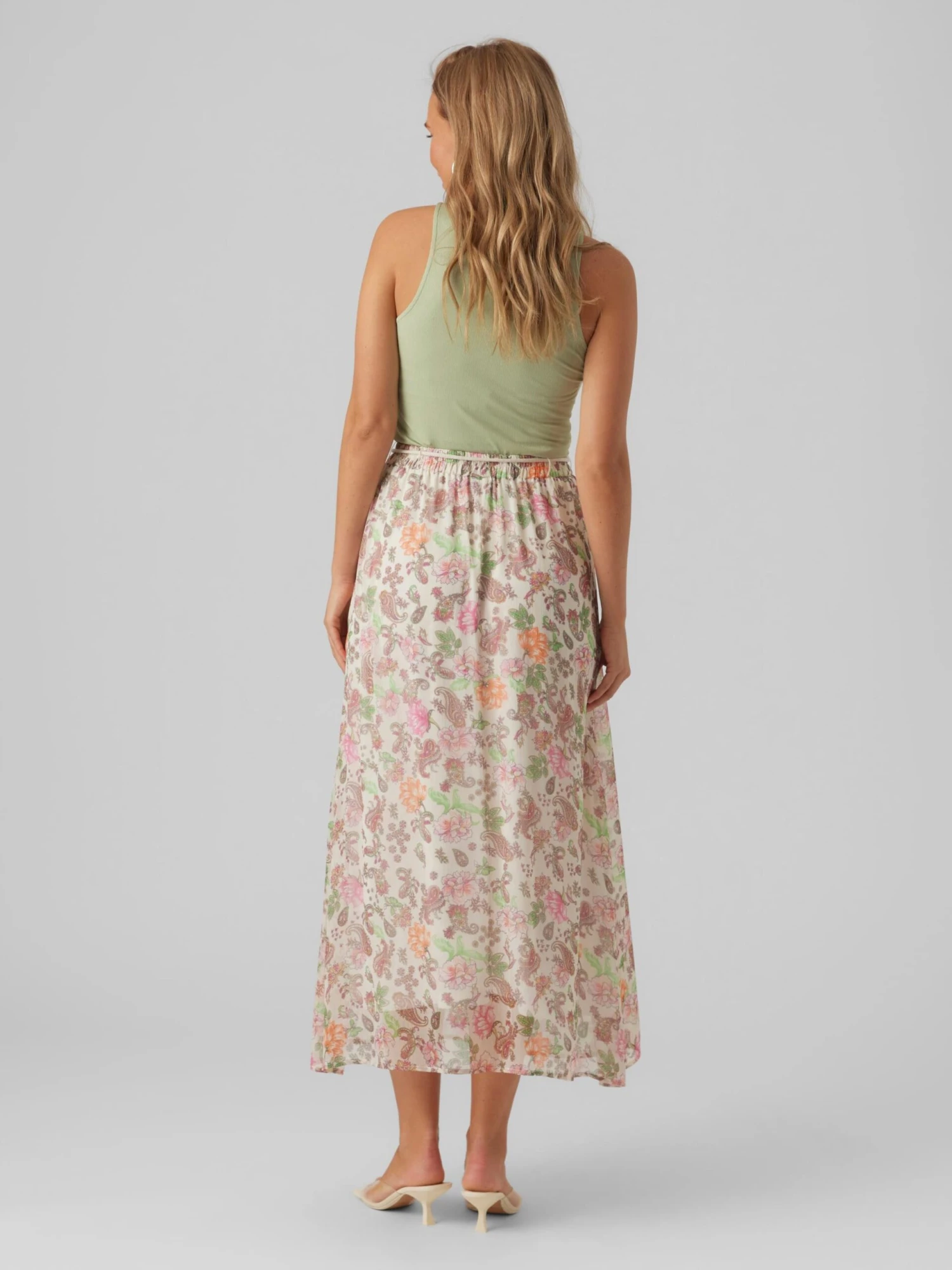 Jupes Longues Jupe Silo Femme Beige 5 Jupes Longues Jupe Silo Femme Beige – Image 3