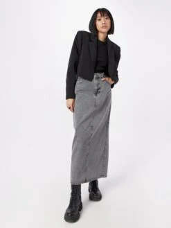 Global Funk Jupes Longues Jupe Joance Femme Gris -Edited You Boutique 59c79a0d3ec7d87566eb6e4c786c6346