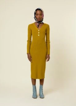 Robes Robes En Maille Leanne Femme Olive -Edited You Boutique 5b2deacb622effa955af7da8020c25fc