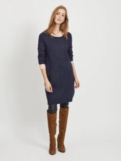 Vila Robes Robes En Maille Ril Femme Marine 10 Vila Robes Robes En Maille Ril Femme Marine -Edited You Boutique 5df214fd3dfa152747dd111028787f1c