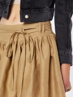 Mini-jupes Jupe Linea Femme Beige -Edited You Boutique 62893c2457db493e75effdf0bbfa4fd5