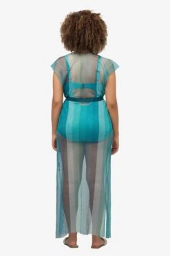 Ulla Popken Robes De Plage Vêtement De Plage Femme Bleu Marine / Aqua -Edited You Boutique 634a4b9a444884aed7e0928aa738eb28