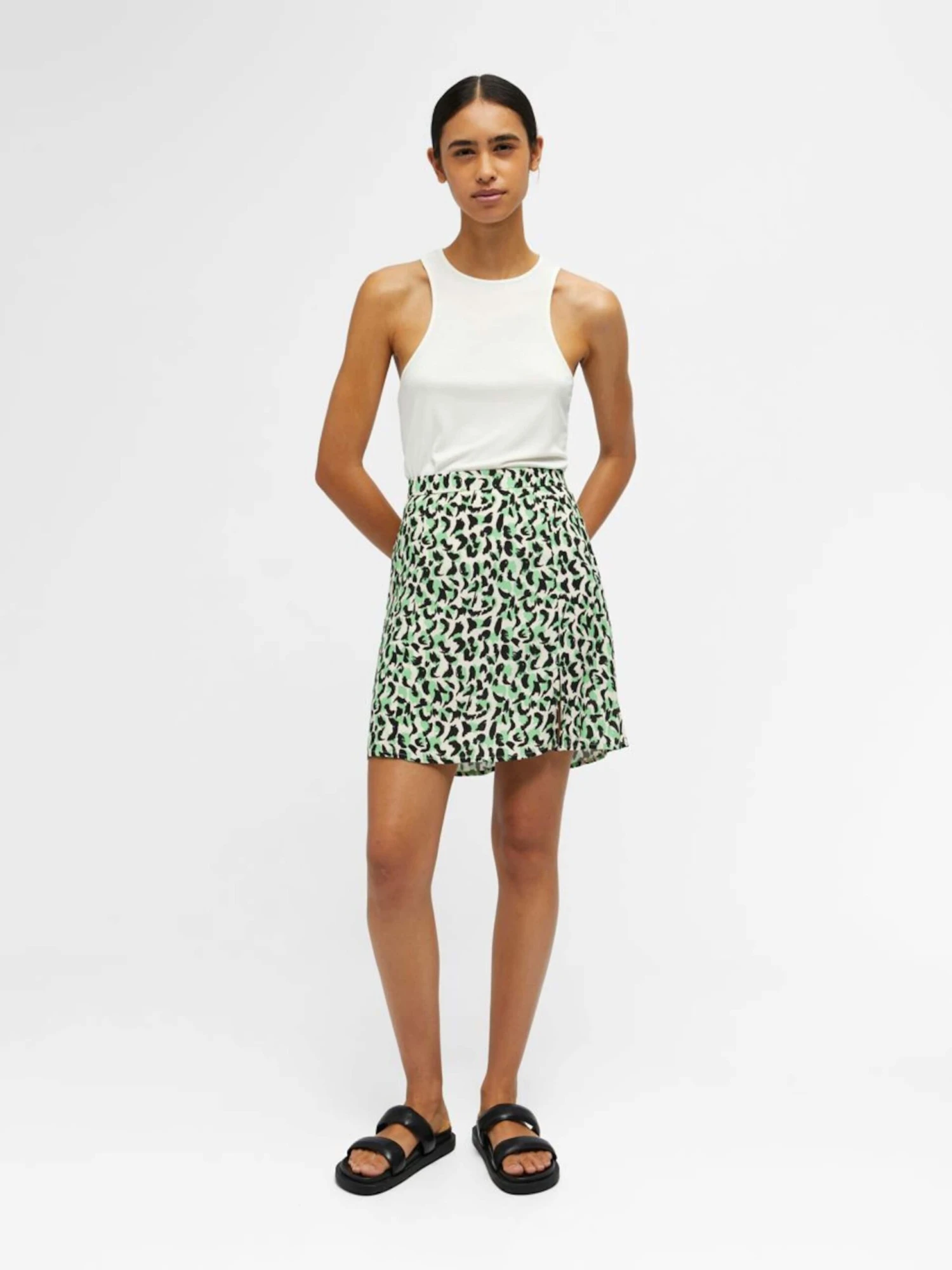 Object Mini-jupes Jupe ISABELLA Femme Menthe 6 Object Mini-jupes Jupe ISABELLA Femme Menthe – Image 4