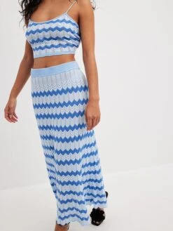 NA-KD Jupes Longues Jupe Femme Bleu