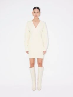 Robes Robes En Maille Thalke Femme Crème -Edited You Boutique 6c397d57fe18eba48bf7a033cfae908e