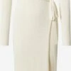 EDITED Robes Robes En Maille Mailien Femme Beige / Blanc -Edited You Boutique 6ee123f9fb8e96f10b8537a3831e6708