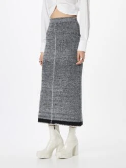 Jupes Longues Jupe Ilvana Femme Gris Chiné -Edited You Boutique 701e4d4073dc2bb1f6e16b902bbcd6f8