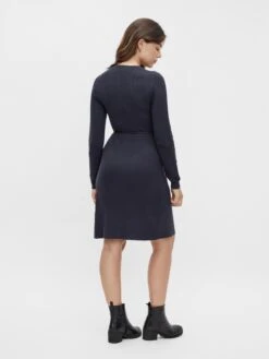 Mamalicious Robes Robes En Maille TESS Femme Bleu Nuit -Edited You Boutique 747608338428544f9afce5259e360e65