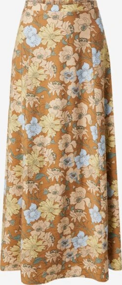 EDITED Jupes Longues Jupe Makayla Femme Caramel