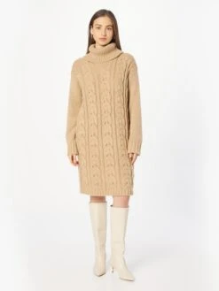 United Colors Of Benetton Robes Robes En Maille Femme Noisette -Edited You Boutique 769e06b0214bded86ff2b0f8336647d1