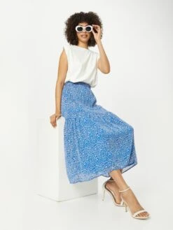 Jupes Longues Jupe Jungle Femme Bleu 11 Jupes Longues Jupe Jungle Femme Bleu -Edited You Boutique 76a30dc38585999bd73f2a012ef04cb3