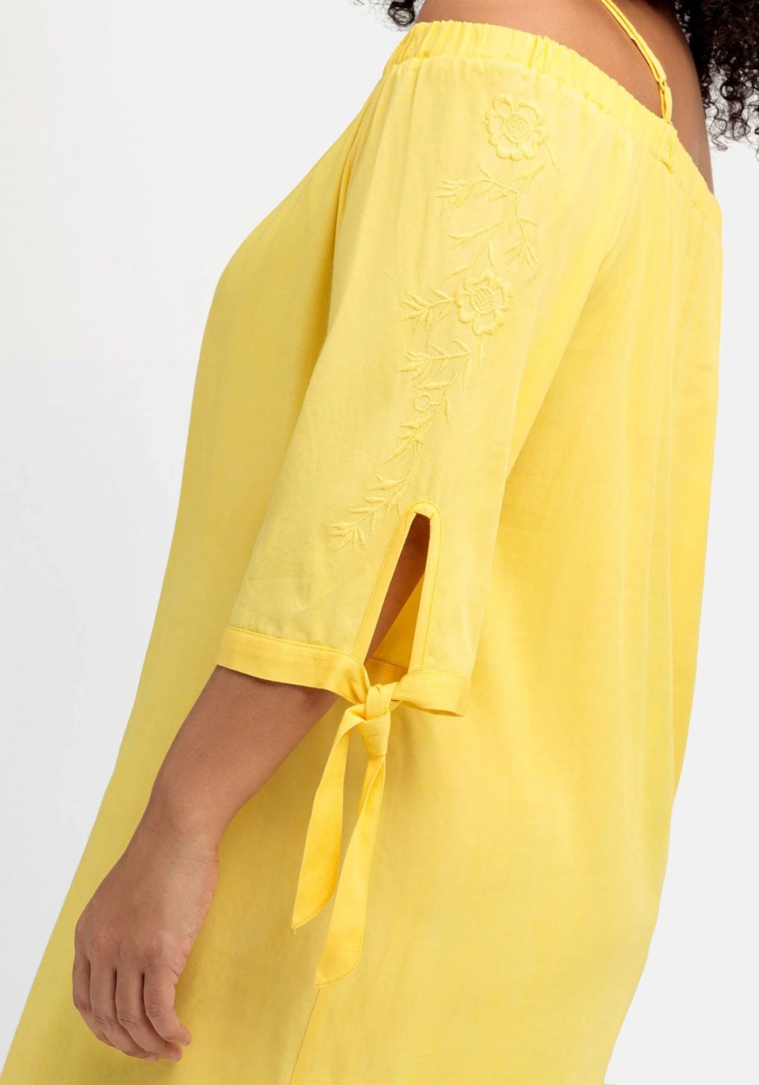 Sheego Robes De Plage Vêtement De Plage Femme Jaune 7 Sheego Robes De Plage Vêtement De Plage Femme Jaune – Image 5