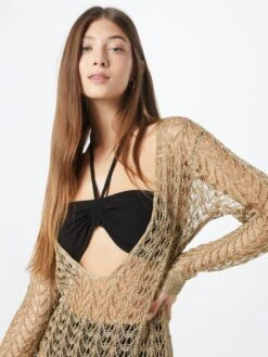 Robes Robes En Maille Femme Or -Edited You Boutique 7914836b91dad89a6d8c1a46ae50278d